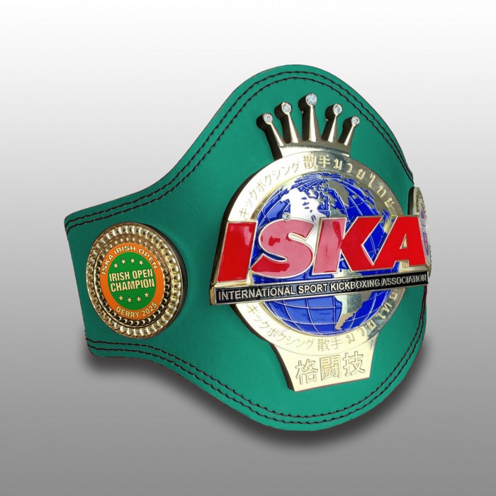 ISKA 2025 IRISH OPEN CHAMPIONSHIP BELT 